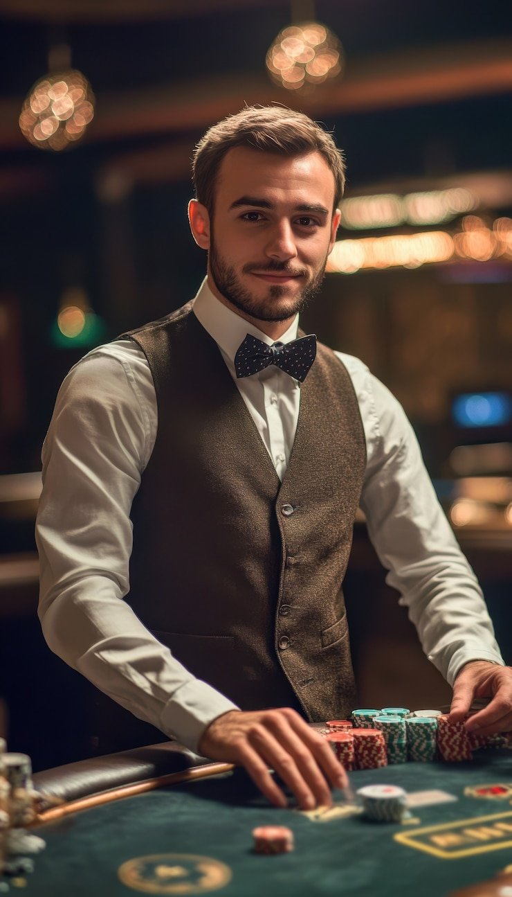 Antarmuka permainan blackjack Allbet di tiket jepe dengan area taruhan interaktif dan umpan dealer langsung